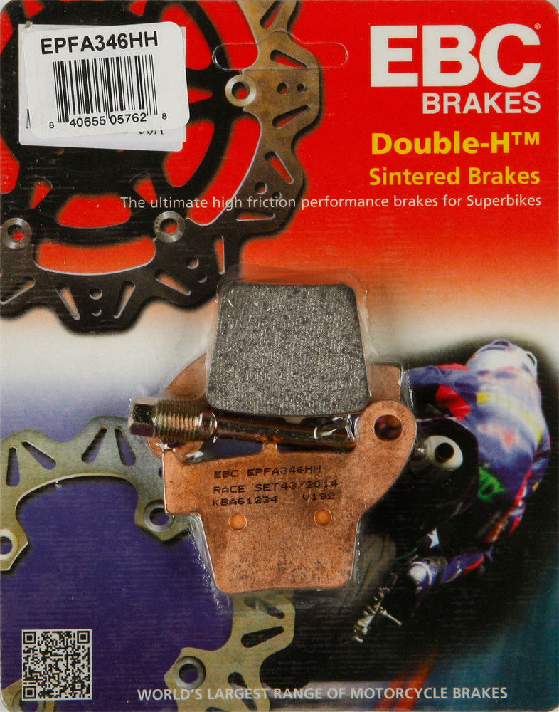 EBC Brakes EPFA Sintered Fast Street and Trackday Pads Rear - EPFA346HH EBC Brakes EPFA Sintered Fast Street and Trackday Pads Rear - EPFA346HH
